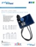 Product Sheet - Deluxe Latex Free Sphygmomanometer